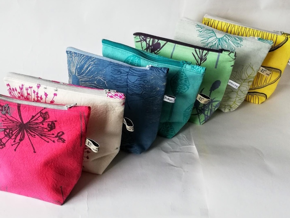 Danielle Wade - Polly's Textiles - Washbag selection