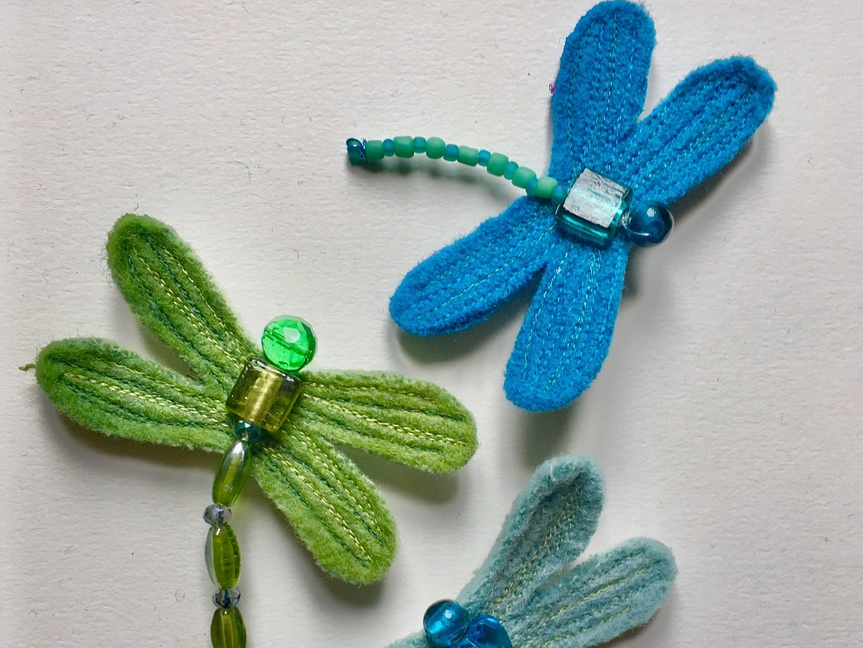 Jenny Nutbeem -Dragonfly Brooches