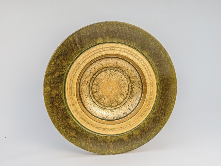 Dennis Hales - Gilded Wall Plate