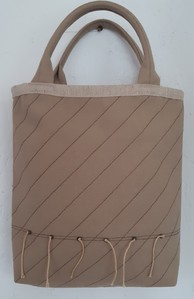 Cotton ‘reef point’ bag